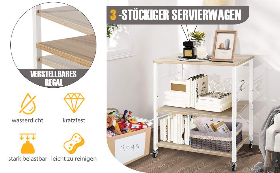 Praktischer Servierwagen