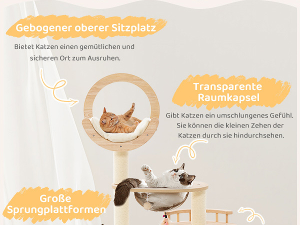 Umbaubarer Kratzbaum
