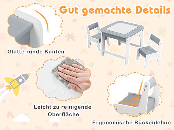 Praktischer Kindertisch
