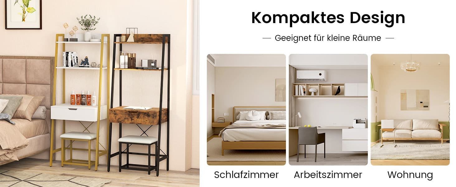 frisiertisch mit hocker