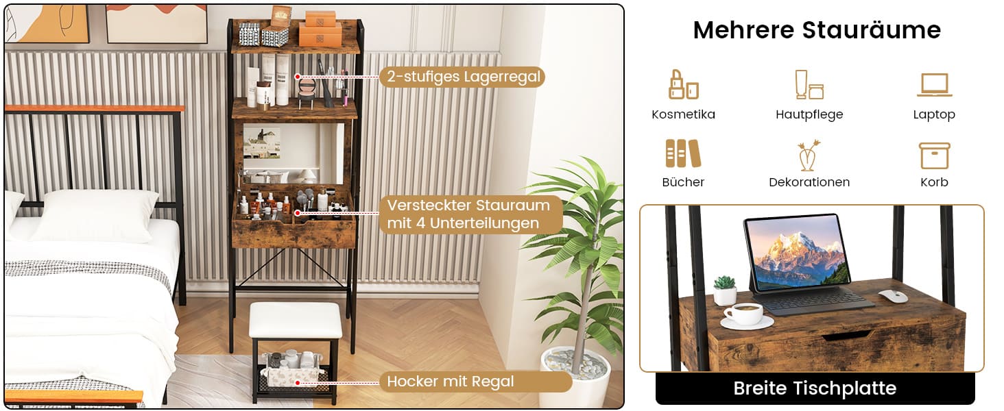 schreibtisch mit bücherregalen