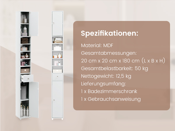 Vielseitiger Aufbewahrungsschrank