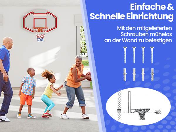 Wetterfester Basketballkorb