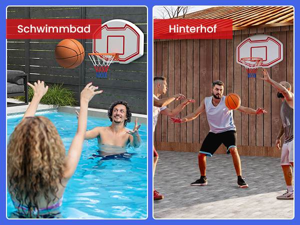 Wetterfester Basketballkorb