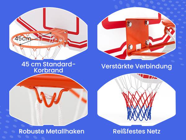 Wetterfester Basketballkorb