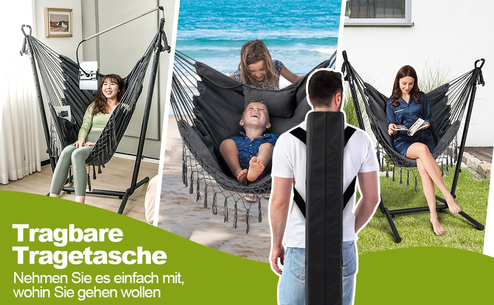 Schaukelstuhl im Bohemian-Stil