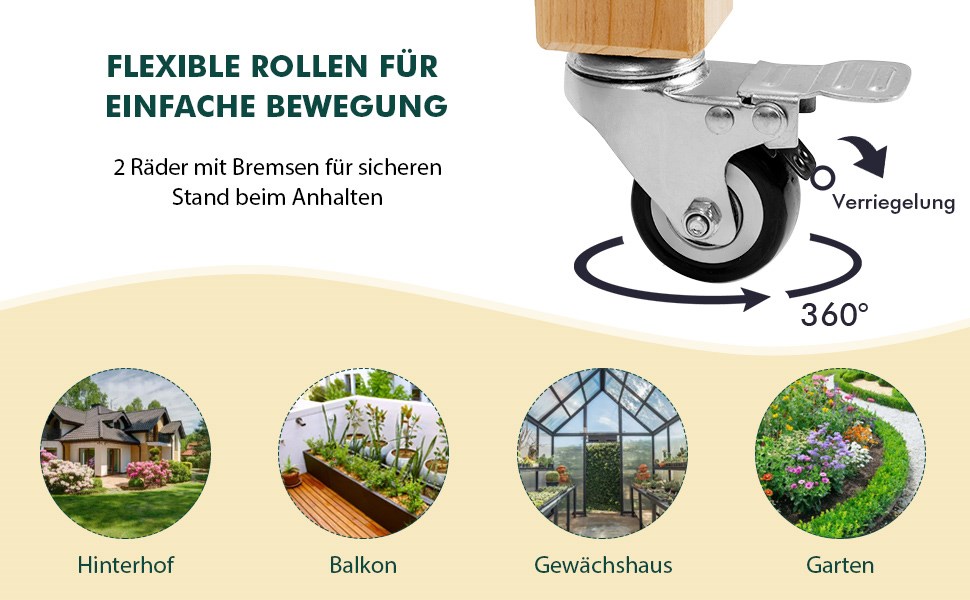 erhöhtes Gartenbeet