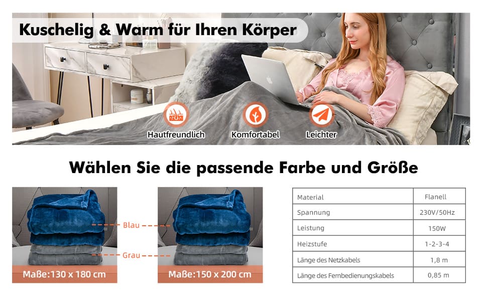 Elektrische Heizdecke