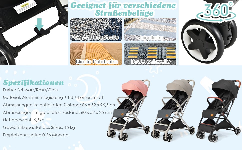 leichter Kinderwagen