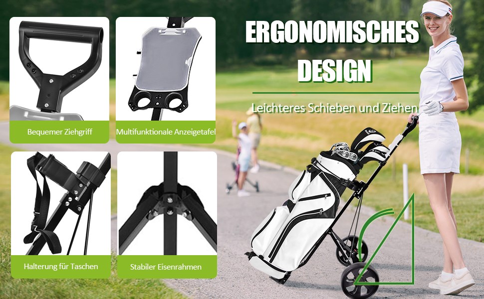 golfwagen mit rädern