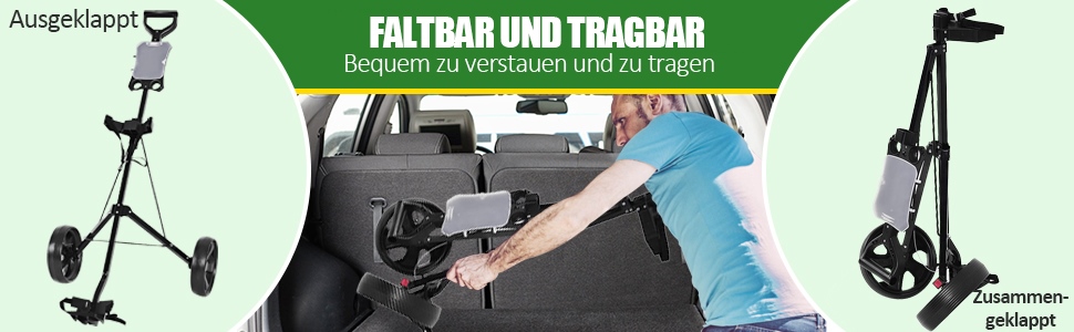 tragbarer golfwagen