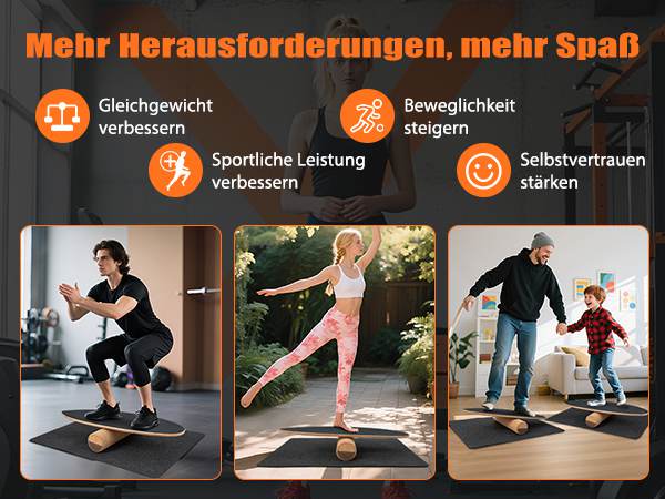 Vielseitiges Balance Board