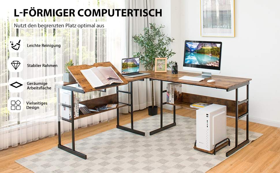 Moderne Computertisch
