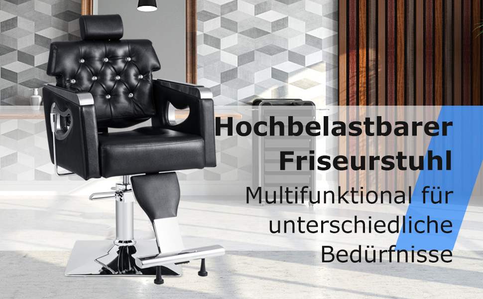 Höhenverstellbarer Friseurstuhl