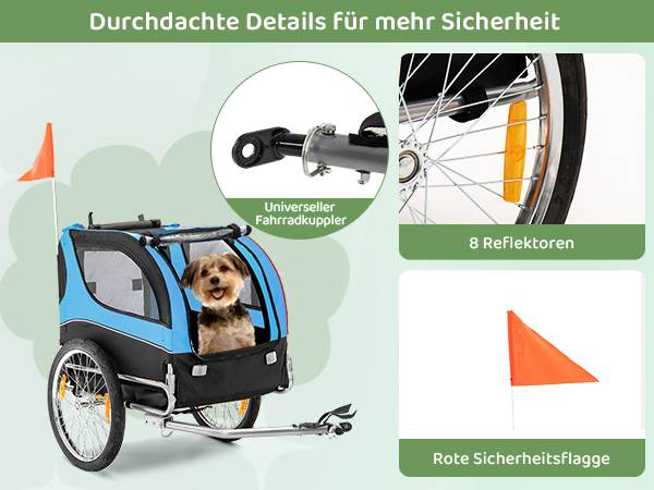 Wetterfester Fahrradanhänger