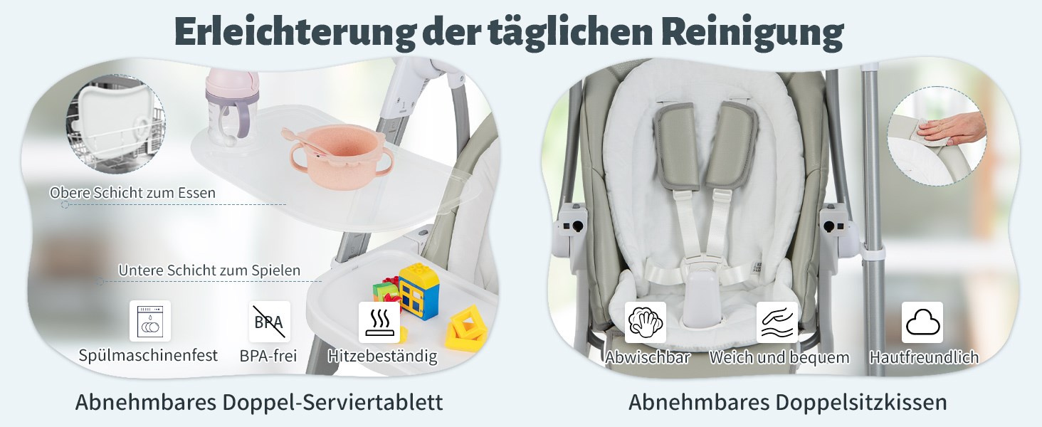 3-in-1-Babyhochstuhl