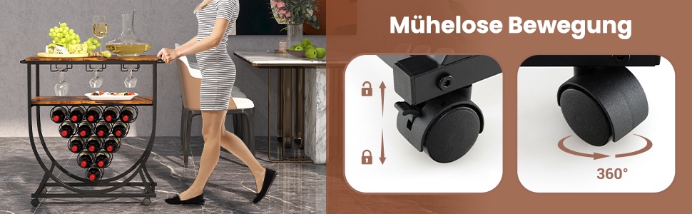 Servierwagen für zu Hause