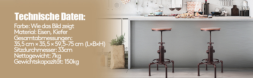 Vintage-Barhocker