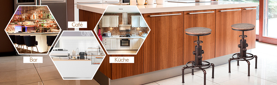 Industrie-Vintage-Barhocker