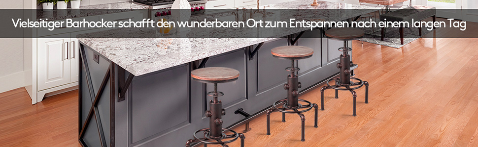 verstellbarer Barhocker