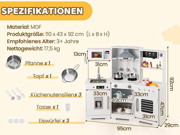 Vielseitiges Kochspielzeug