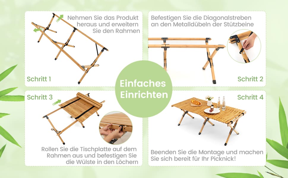 klappbarer Strandtisch für Camping