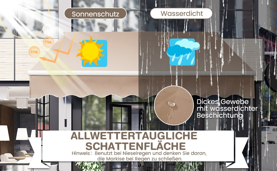 Ausfahrbarer Terrassen Sonnenschutz