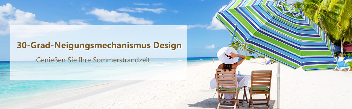 terrassenschirm mit 8 röhren