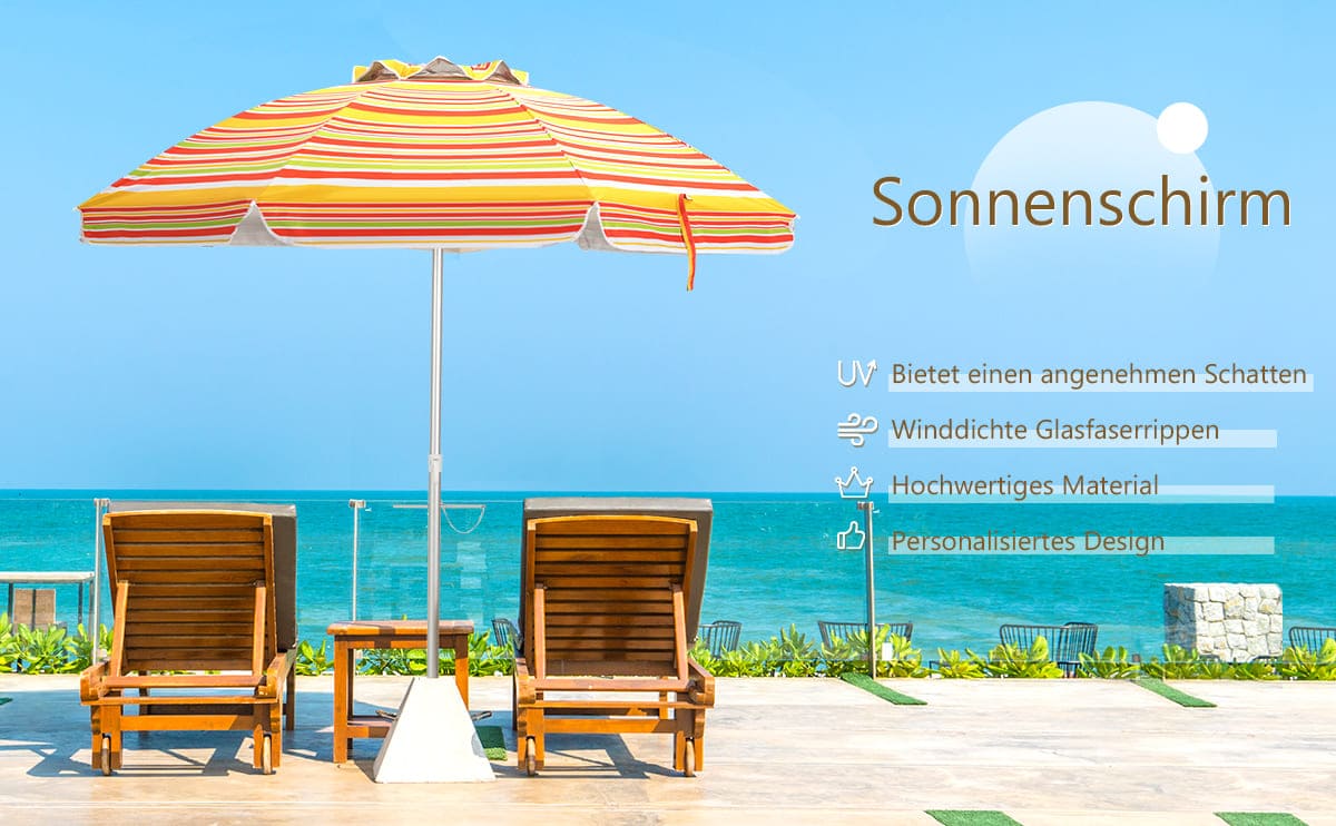 tragbarer sonnenschirm
