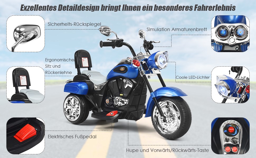 batteriebetriebenes motorrad für kinder
