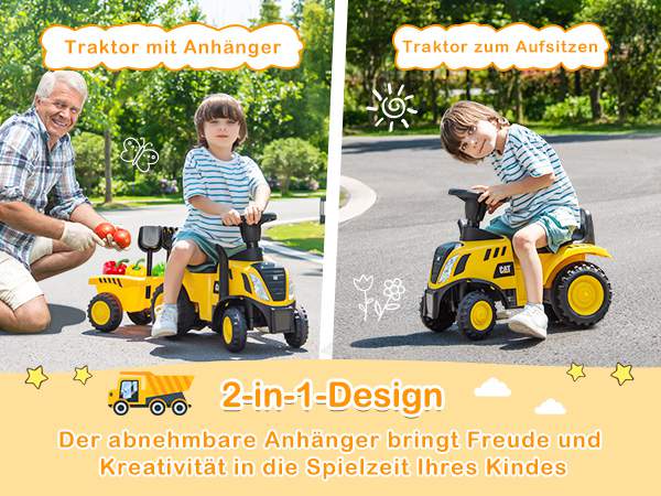 Vielseitiger Rutschtraktor