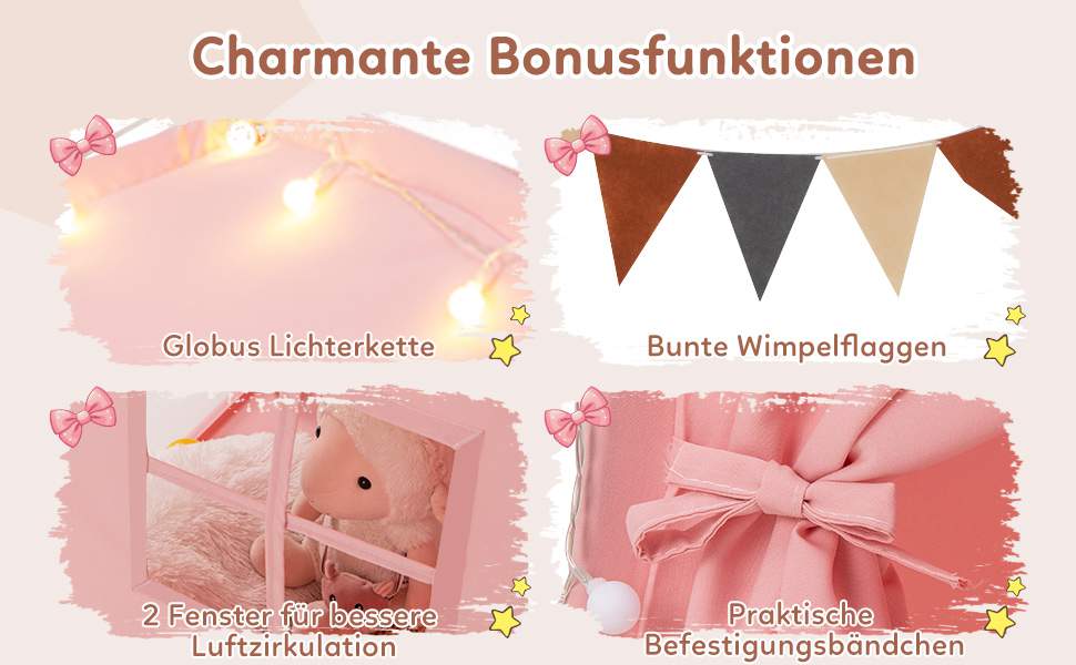 Gemütliches Kinderzelt