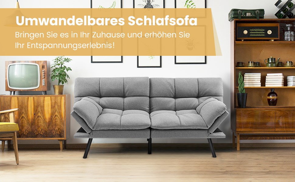 umwandelbare schlafcouch