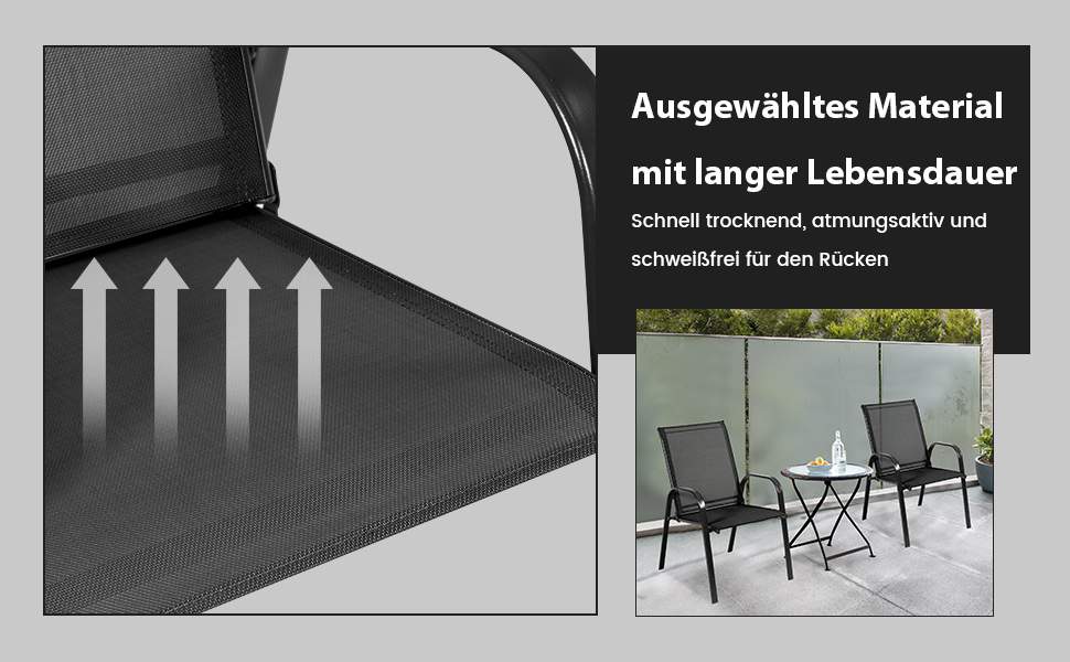 Wetterfester Gartenstuhl​