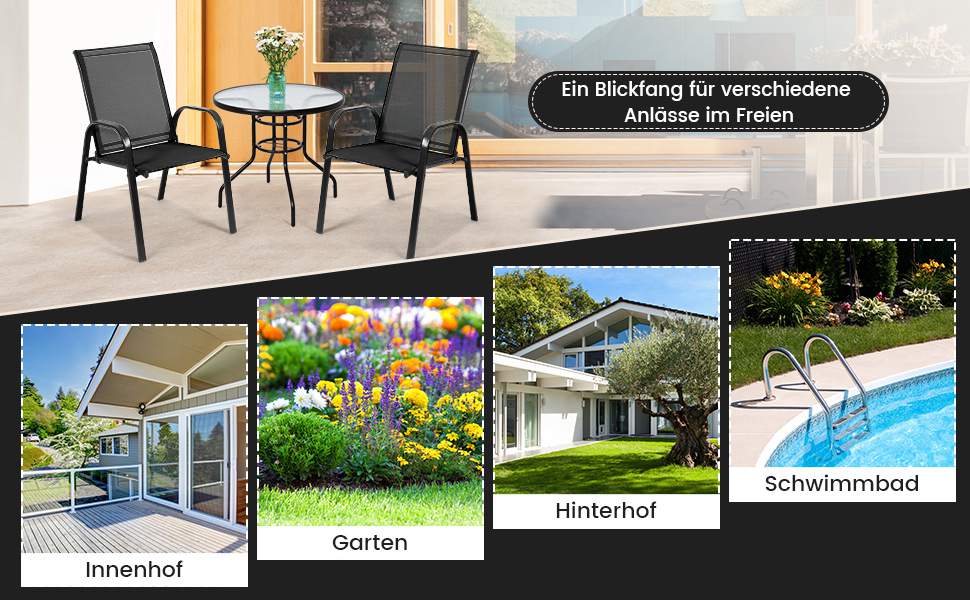 Wetterfester Gartenstuhl​