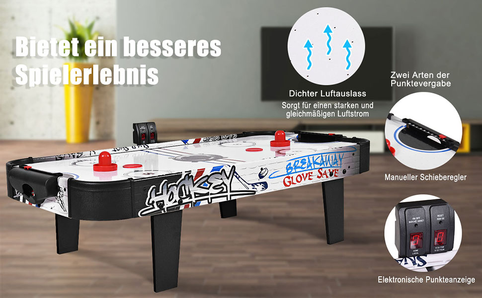 kinder airhockeytisch