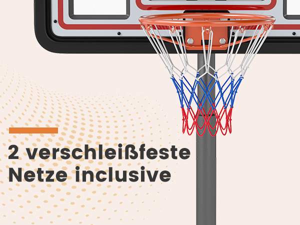 Höhenverstellbarer Basketballkorb