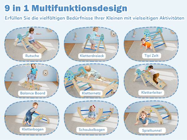 Vielseitiges Kletterdreieck