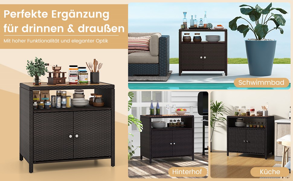 aufbewahrungschrank für drinnen & draußen
