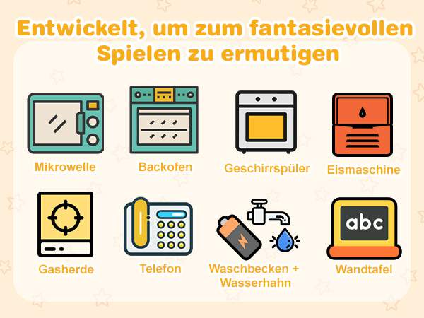 Kindgerechte Spielküche