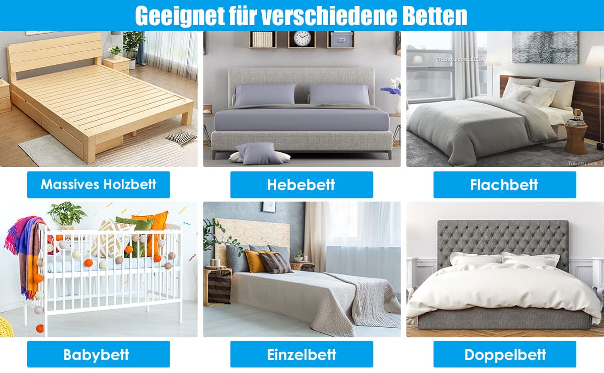 Bettschutzgitter für Doppelbett