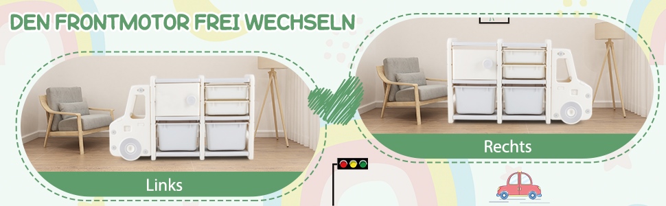Schrank für Kinderspielzeug