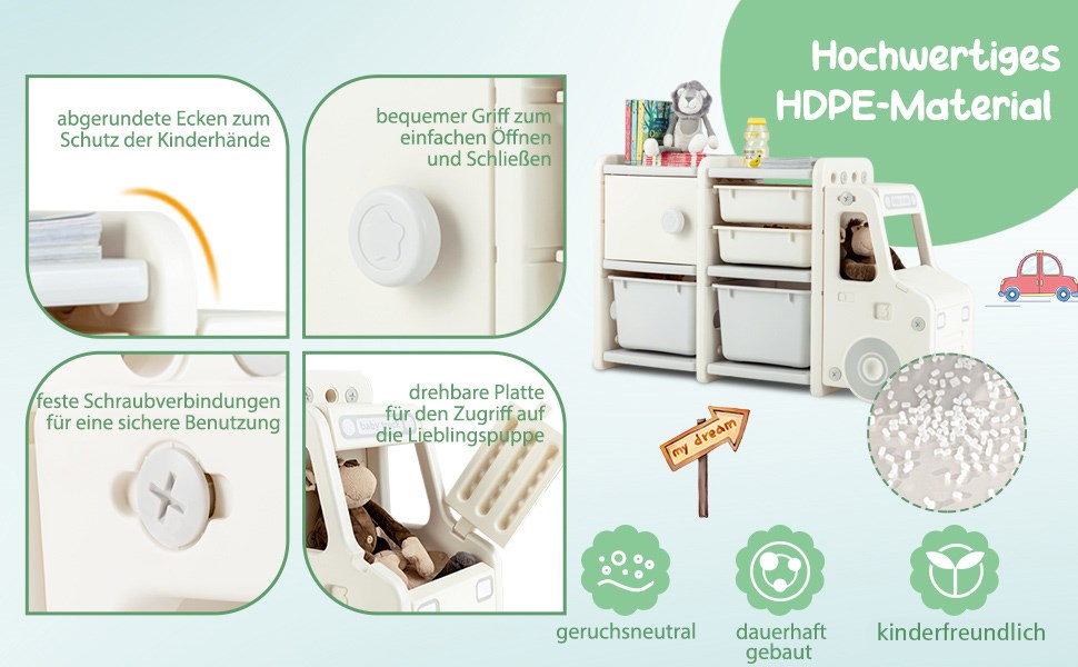 Organizer für Kinderzimmer