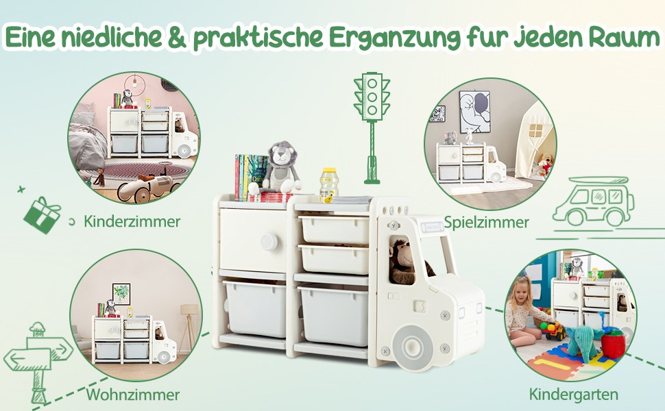 Spielzeugkiste für Kinderzimmer