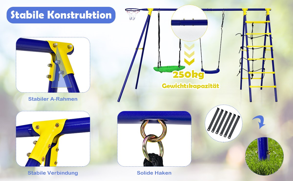 5-in-1 schaukelkombination