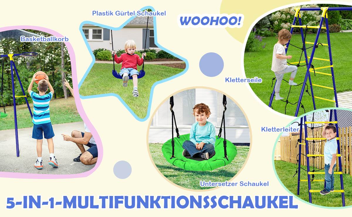 schaukel-set mit a-rahmen