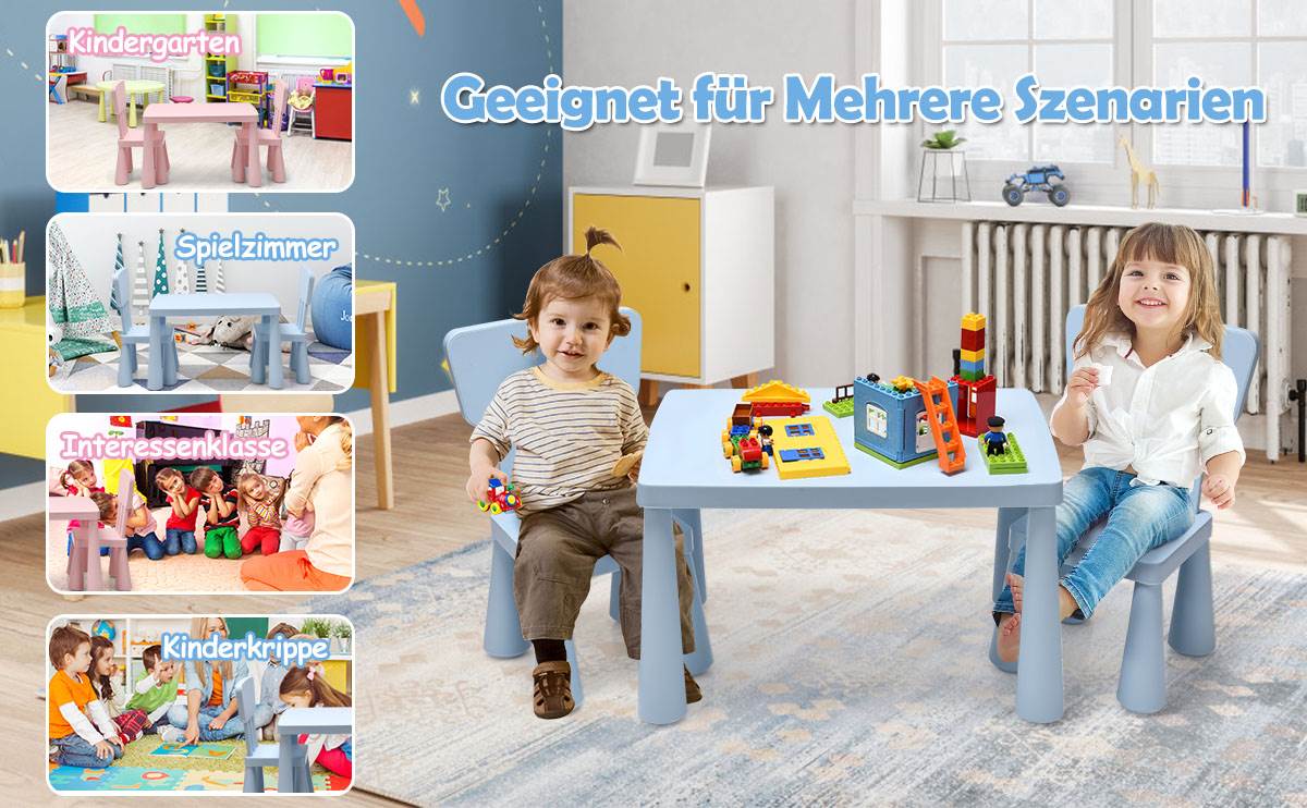 kindertisch und 2 stühle für kleinkinder