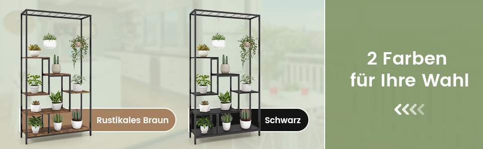 Platzsparende Zimmerpflanzenhalter
