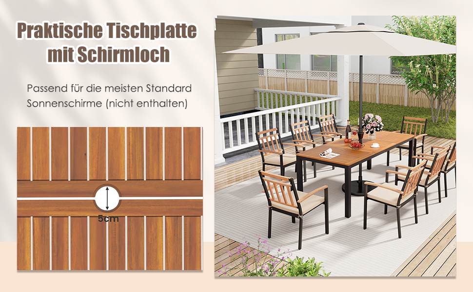 Praktischer Esstisch