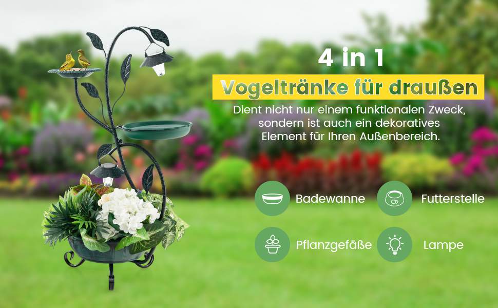 Wetterfeste Vogeltränke